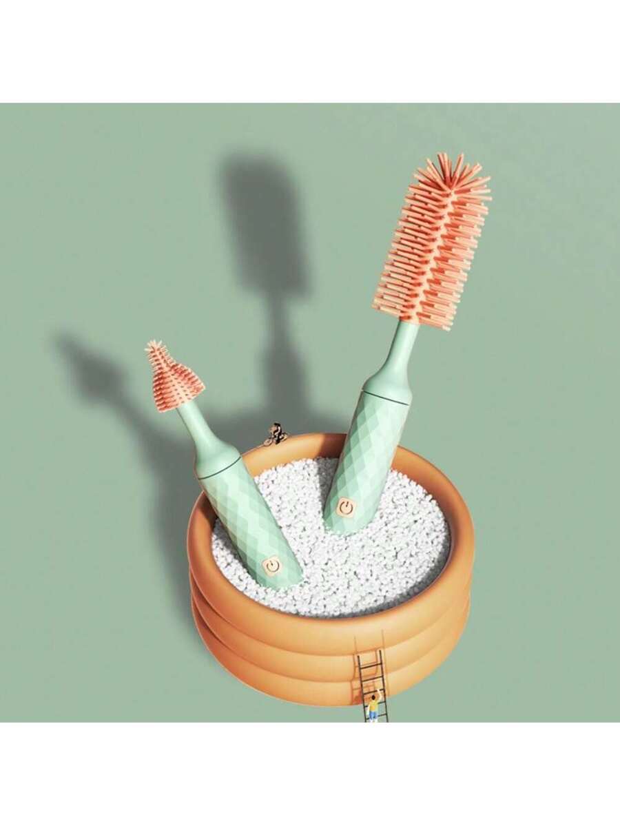 CasaBebé™ | Cepillo Eléctrico para Biberones – Limpieza Total y Sin Esfuerzo