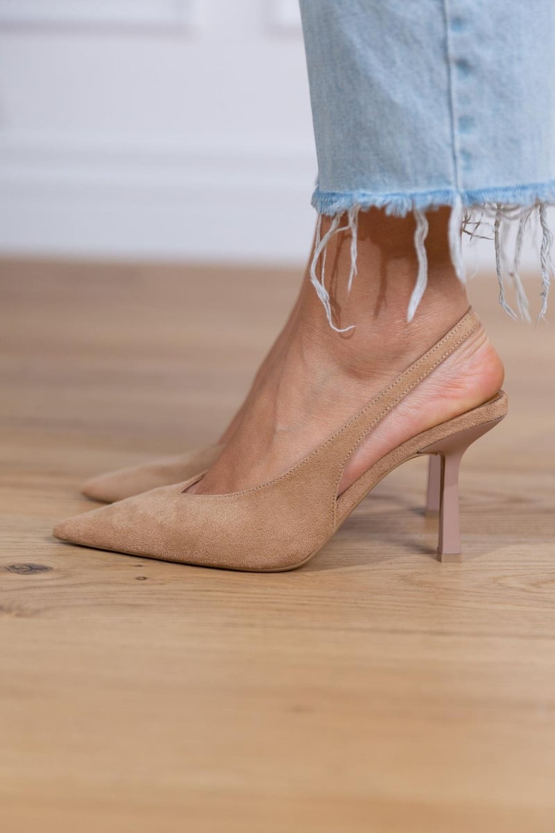 Ercilia™ | Décolleté Slingback Nude