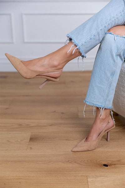 Ercilia™ | Décolleté Slingback Nude