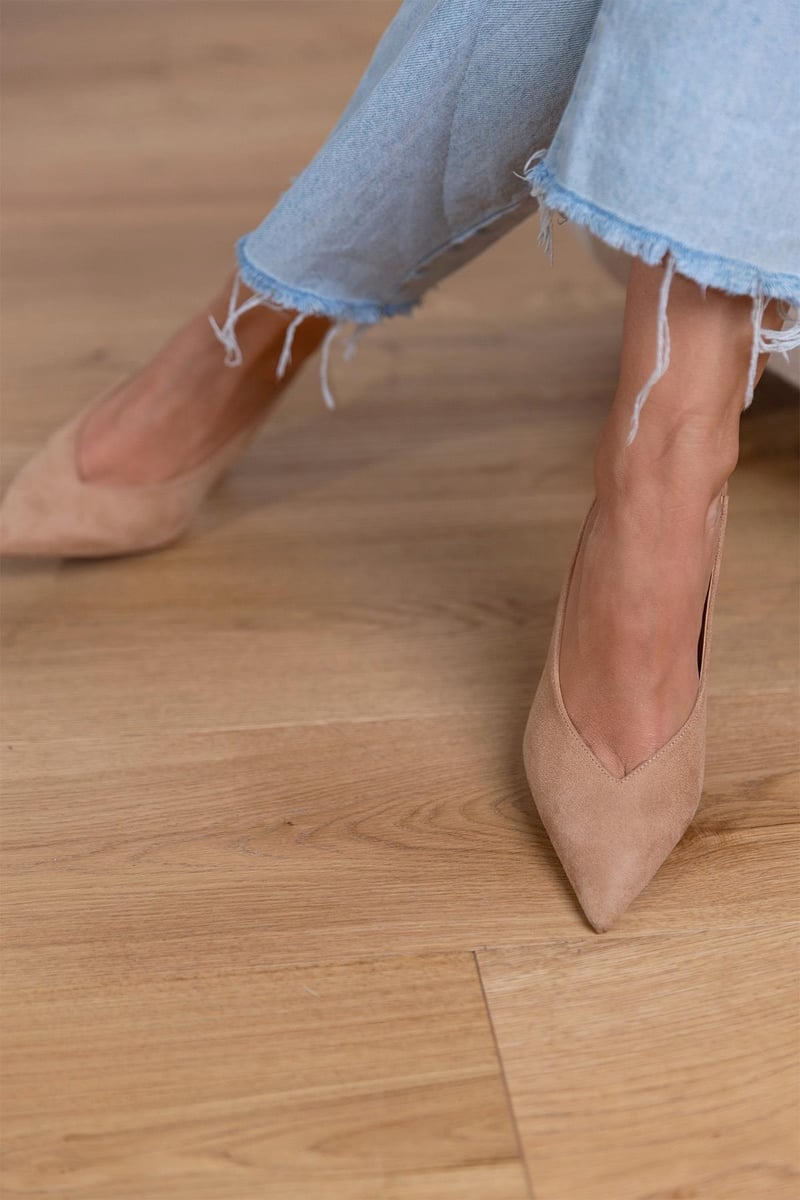 Ercilia™ | Décolleté Slingback Nude
